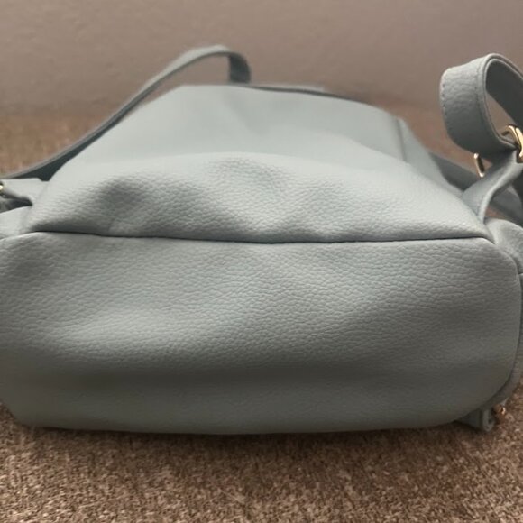 Rosetti Green Blue Mini Shoulder Bag Backpack Travel Bag - Picture 7 of 10